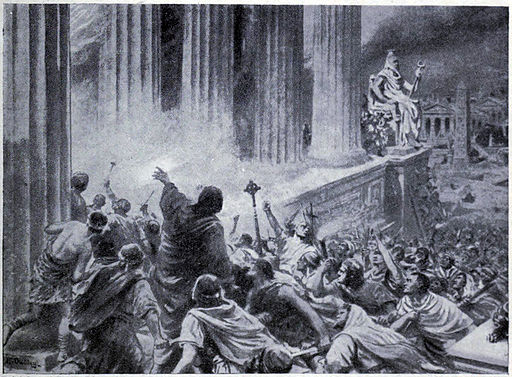 The_Burning_of_the_Library_at_Alexandria_in_391_AD